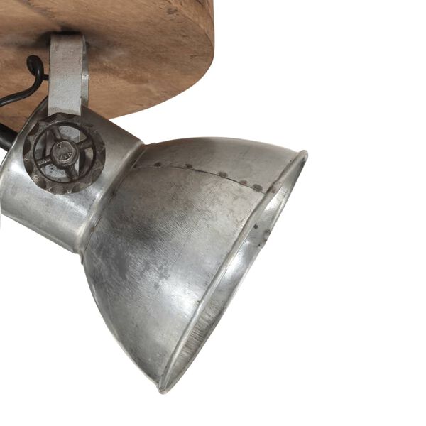 vidaXL Taklampa 25 W vintage silver 50x50x25 cm E27