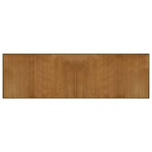 vidaXL Matta rektangul&auml;r brun 60x200 cm bambu