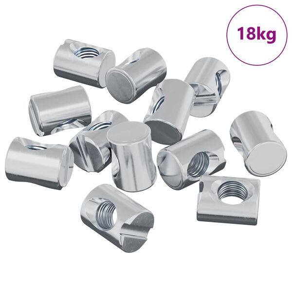 vidaXL F&auml;stdon f&ouml;r tunnor 3462 pcs M6 x 13 mm (G&auml;ngdiameter x H)