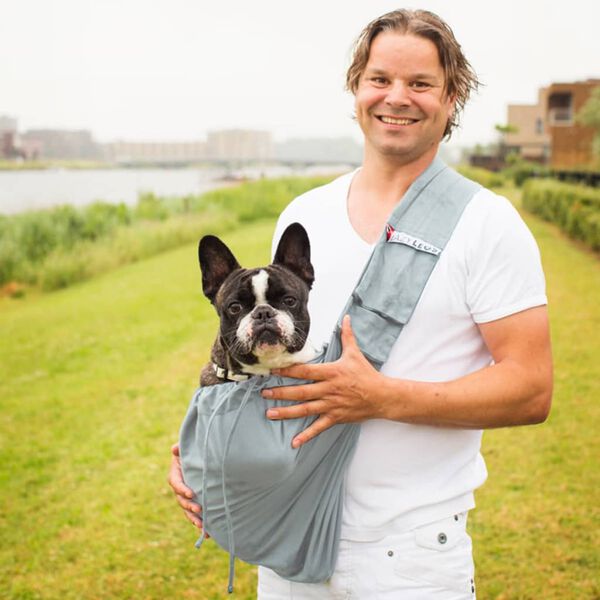 4Lazylegs Husdjursv&auml;ska Pocket Canvas canvas 15 kg gr&aring; 2156