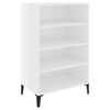vidaXL Sk&auml;nk vit h&ouml;gglans 57x35x90 cm konstruerat tr&auml;