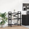 vidaXL Hyllsystem Svart Ek 100 x 33,5 x 102 cm Konstruerat tr&auml;