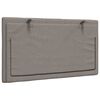 vidaXL Headboard Cushion "Hanko" Taupe 90 cm Fabric