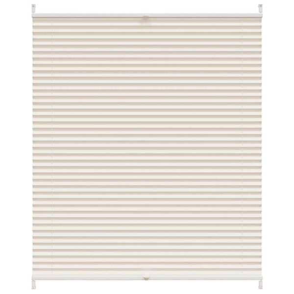 Plisségardin 110x100 cm creme