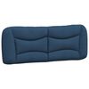vidaXL Bed Frame without Mattress "Hvar" Blue 120x200 cm Fabric