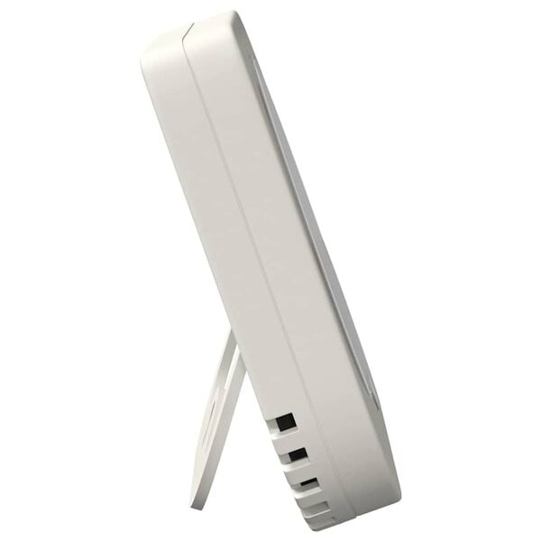 vidaXL Termo Hygrometer Vit 7,5 x 7,5 x 1,2 cm ABS