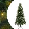 vidaXL Konstgjord julgran Gr&ouml;n 240 cm PE och PVC