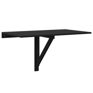 vidaXL V&auml;ggbord svart 100x60x56 cm konstruerat tr&auml;