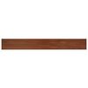 vidaXL F&ouml;nsterbr&auml;da Brun tr&auml; 100 x 15 x 4,5 cm PVC