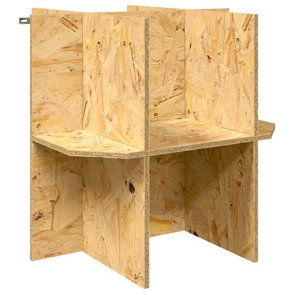 vidaXL Terrariebas Brun 50 x 50 x 50 cm OSB