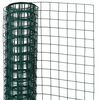Nature St&aring;ltr&aring;dsn&auml;t fyrkantig 0,5x5 m 13 mm plastbelagd st&aring;l gr&ouml;n