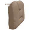 vidaXL Headboard Cushion "Hvar" Cappuccino 90 cm Faux Leather