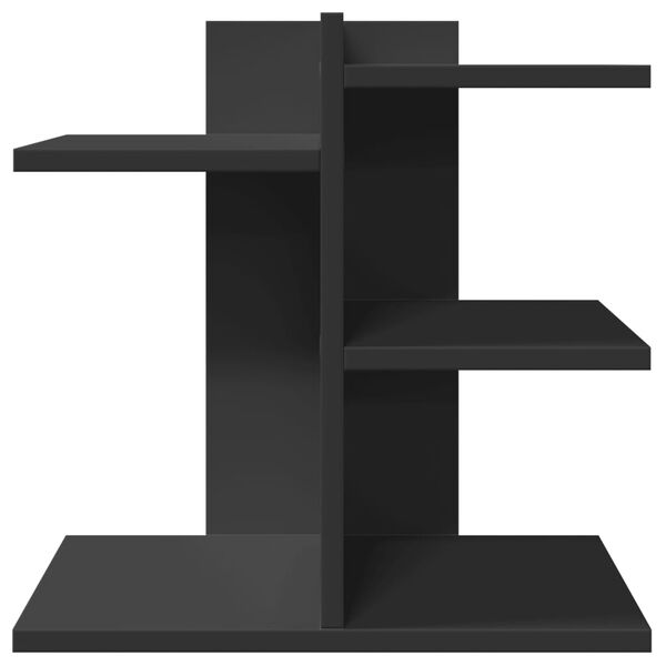 vidaXL Skrivbordshyllor svart 42x21,5x42 cm konstruerat trä