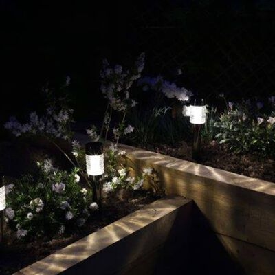 Luxform Solcellslampa för trädgård LED Rennes 3 st