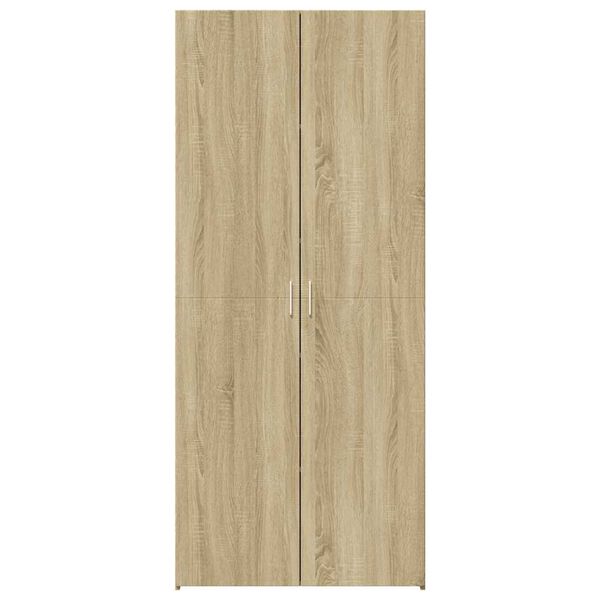 vidaXL Högskåp sonoma-ek 70x42,5x185 cm konstruerat trä