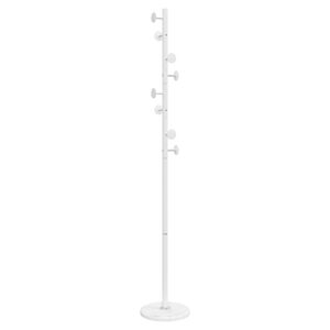 vidaXL Kl&auml;dh&auml;ngare vit 176 cm pulverlackerat j&auml;rn