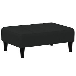 vidaXL Fotpall svart 77x55x31 cm sammet