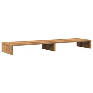 vidaXL Sk&auml;rmst&auml;ll ek 100x27x10 cm konstruerat tr&auml;