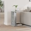 vidaXL Sidobord Betonggr&aring; 35 x 25 x 50 cm Konstruerat tr&auml;