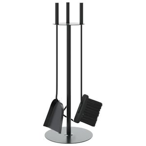 vidaXL 4-delat verktygsset f&ouml;r eldstad 22x59 cm st&aring;l