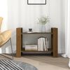 vidaXL Bokhylla/rumsavdelare honungsbrun 80x35x56,5 cm massivt tr&auml;
