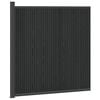 vidaXL St&auml;ngselpanel WPC och aluminium Svart