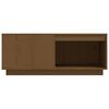 vidaXL Soffbord honungsbrun 100x101x40,5 cm massiv furu