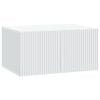 vidaXL V&auml;ggmonterad TV-b&auml;nk Vit 59,5 x 41 x 30 cm Konstruerat tr&auml;