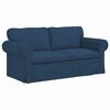 vidaXL Soffa 2 pcs Bl&aring; 175 x 82 x 80 cm tyg