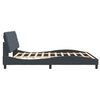 vidaXL Bed Frame without Mattress Dark Grey 180x200 cm Velvet