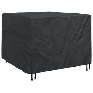 vidaXL M&ouml;bel&ouml;verdrag Svart 125 x 125 x 74 cm 420D Oxford tyg
