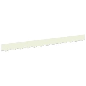 vidaXL Markiskappa Ers&auml;ttning Gr&auml;ddestripe 230 x 20 cm Polyester