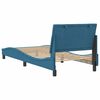 vidaXL Bed Frame without Mattress "Hanko" Blue 80x200 cm Velvet