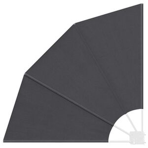 vidaXL Balkongsk&auml;rm 115 x 115 cm Polyester Antracit