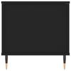 vidaXL Soffbord svart 90x44,5x45 cm konstruerat tr&auml;
