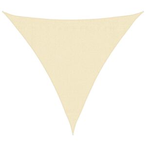 vidaXL Solsegel 160 g/m&sup2; gr&auml;ddvit 3x3x3 m HDPE
