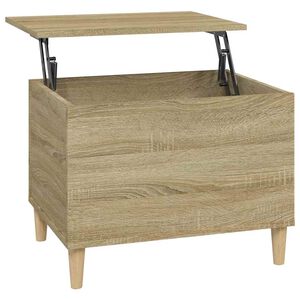 vidaXL Soffbord sonoma-ek 60x44,5x45 cm konstruerat tr&auml;