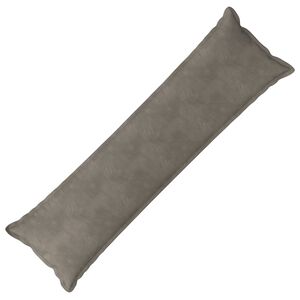 vidaXL Kudd&ouml;verdrag HOUTEN Ljusgr&aring; 40 x 145 cm Sammet
