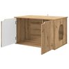 vidaXL Katt hus Artisan Ek 85 x 55 x 50,5 cm Konstruerat tr&auml;