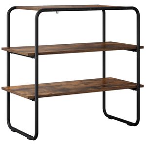 vidaXL Konsolbord R&ouml;kt ek 60 x 41 x 75 cm Konstruerat tr&auml;