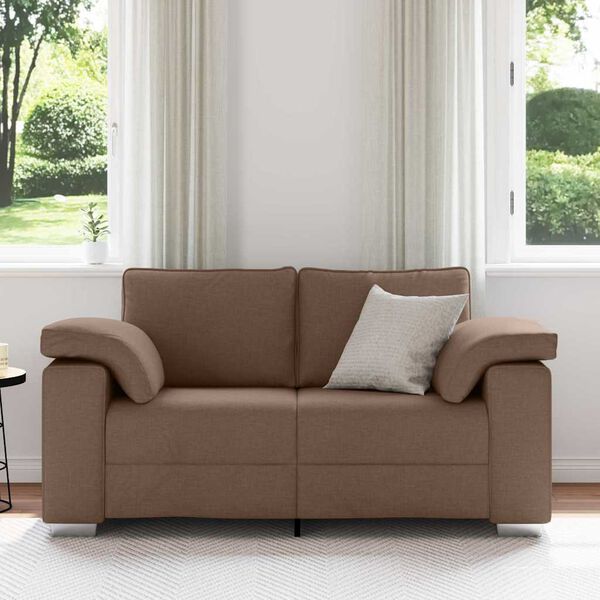 vidaXL Soffa 120cm Brun tyg