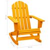 vidaXL Gungstol adirondack massivt granträ orange