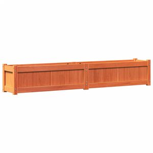 vidaXL Odlingsl&aring;da vaxbrun 180x31x31 cm massiv furu