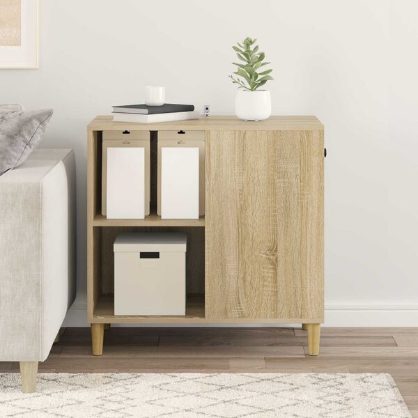 vidaXL Katt hus Sonoma 72 x 42,5 x 70 cm Konstruerat tr&auml;