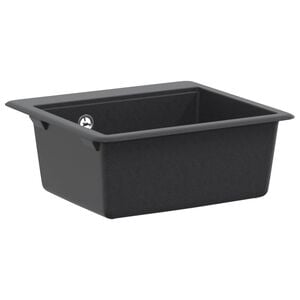 vidaXL Diskb&auml;nk med enkelho Granit 47 x 44 x 19 cm Grafit