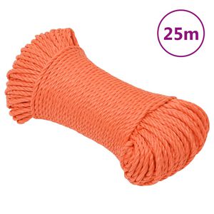 vidaXL Rep orange 3 mm 25 m polypropylen