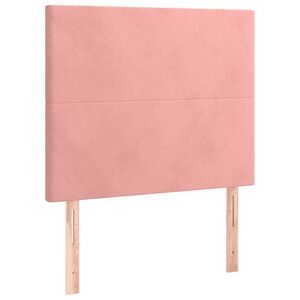 vidaXL S&auml;nggavel rosa 80x5x118/128 cm sammet