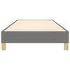 vidaXL Boxspring-sängram mörkgrå 100x200 cm tyg