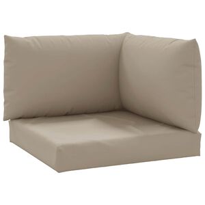 vidaXL Palldynor 3 st taupe oxfordtyg