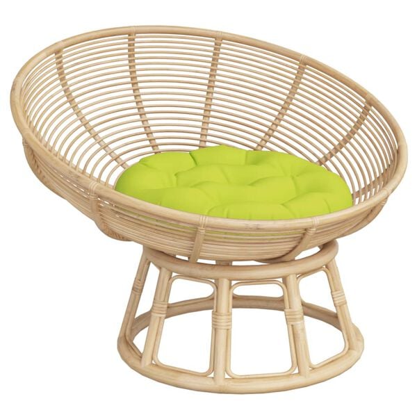 vidaXL Rund dyna klargr&ouml;n &Oslash; 60 x11 cm oxfordtyg